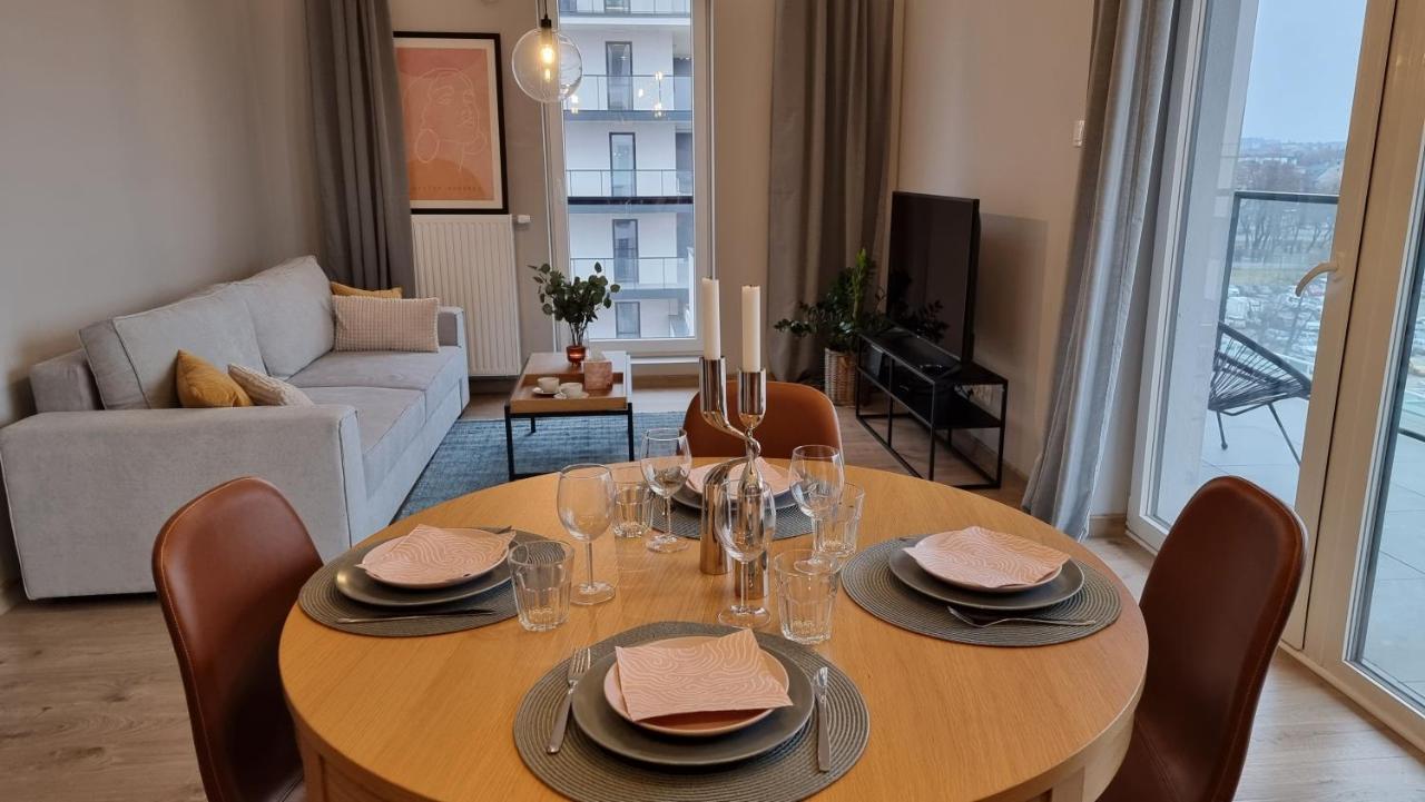 Apartament Drewnowska Łódź Exteriör bild